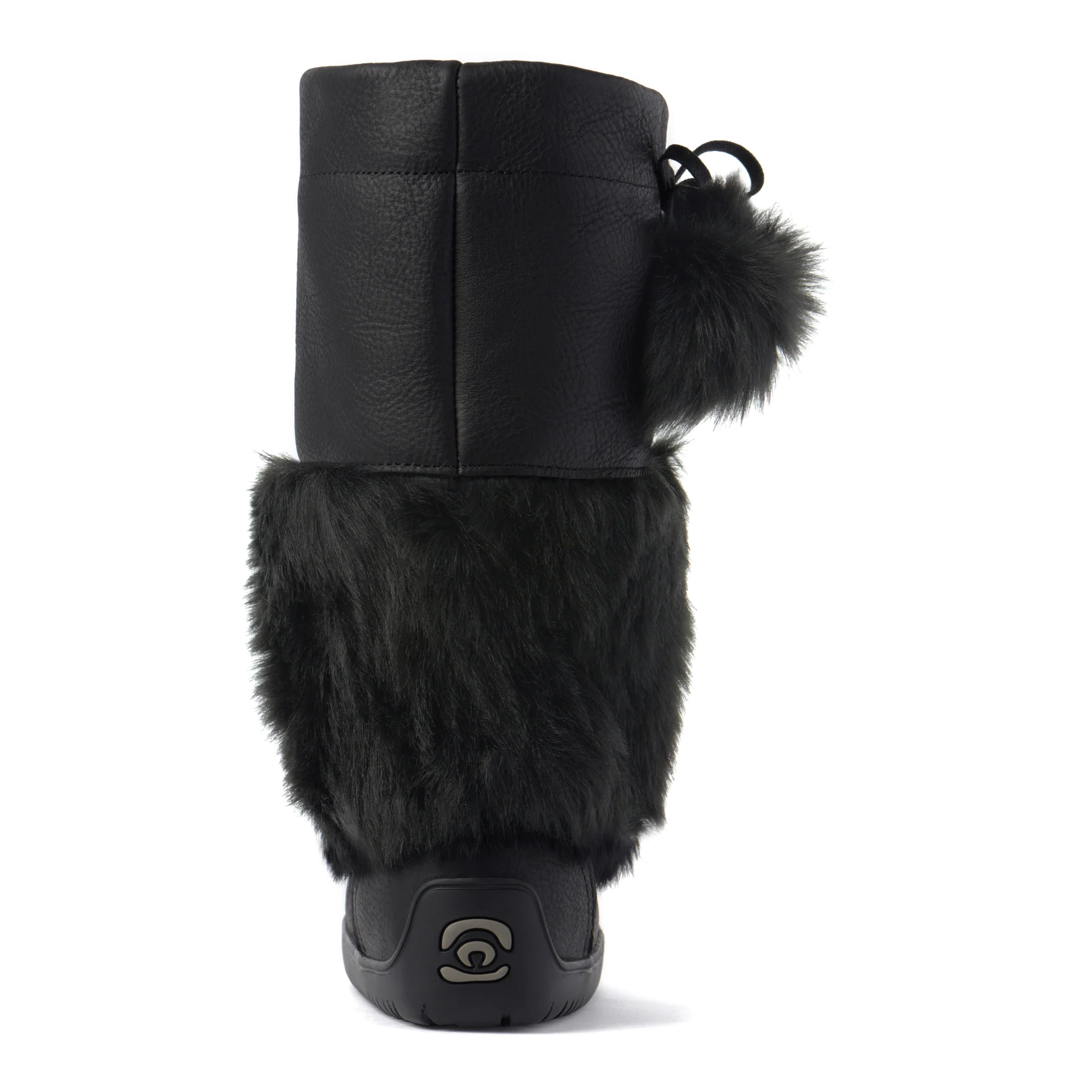 Waterproof Faux Fur Snowy Owl Grain Leather - Image 3